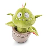 NICI Stehendes Kuscheltier Fleischfressende Pflanze Gisela 20cm –Nachhaltige Plüschpflanze für Mädchen, Jungen & Kuscheltierliebhaber – Lustige Topfpflanze der Wild Friends GO GREEN Kollek