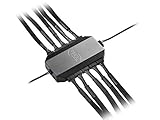 DEEP COOL FH-10 Integrierter Lüfter-Hub, der bis zu 10 Lüfter (3-polige Nicht-PWM- oder 4-polige PWM) mit Strom versorgt und nur einen 4-poligen Motherboard-Header beleg