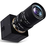 Svpro SFV 5-50mm Varioobjektiv 5MP USB Kamera, HD Mini Webcam 10X Optischer Zoom Fokus USB mit Kamera mit IR-Sperrfilter Desktop USB Kamera für Windows Linux M