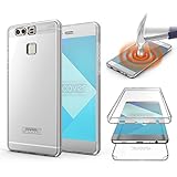 Urcover Touch Case 2.0 kompatibel mit Huawei P9 [Upgrade] 360 Grad Rundum-Schutz Cover [Unbreakable Case bekannt aus Galileo] Clear Full Body Handy-Tasche Schale Handy-Hülle Transp