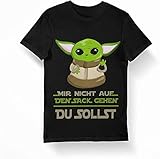 T-Shirt Du Nicht auf den Sack gehen - Du sollst! schwarz (L)