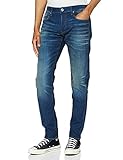 G-STAR RAW Herren 3301 Slim Fit Jeans, Blau (worker blue faded A088-A888), 32W / 32L