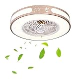 SFGH Deckenventilator mit Beleuchtung, Deckenleuchte Ventilator Lampe Schlafzimmer Speiseraum Lampe Invisible Fan Lamp