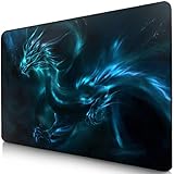 Sidorenko Gaming Mauspad | Mousepad | spezielle Oberfläche verbessert Geschwindigkeit und Präzision | Fransenfreie Ränder | rutschfest | B