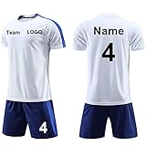 Benutzerdefiniert Trikot Kinder mit Namen Nummer Team und Logo torwarttrikot Herren for Herren und F