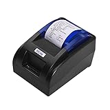 Bisofice HOIN Thermodrucker Bondrucker 58mm mit BT-und USB-Schnittstelle Hochgeschwindigkeits-Bill Ticket Klarer Druck mit ESC/POS-Befehlen Support für Windows // Linux/Android/iOS