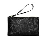 Handy Clutch Portemonnaie Modischer Stil Handytasche Damen Lady Glatte Pu Leder Clutch Handtasche Geldbörse Geldbörse Lange Kartenhalter Für Party - Schw