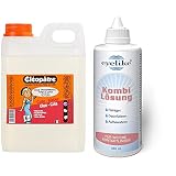 Cléopâtre – CT2L – Starker Transparentkleber COLLE TRANSPARENTE, 2 kg-Kanister & Eyelike Kombilösung 360