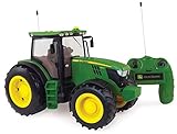 Britains 42838 Radio Controlled JD6190R Traktor, das originalgetreue Replikat im Maßstab 1:16 mit Fernsteuerung, Lichter und Motorengeräusche lässt Kinder- und Sammlerherzen höher schlagen. Für Kinder Ab 3 J