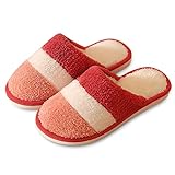 Hausschuhe Unisex Filz-Pantoffeln, Slipper Mit Rutschfester Naturkautschuk-Sohle,Pantoletten Winter Wärme Pantoffeln Bequem Plüsch Fleece Gefüttert Hausschuhe Puschen Indoor Leichte Baumwolle Slipp