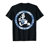 Disney Donald Duck Plaid Portrait Circle Logo T-S