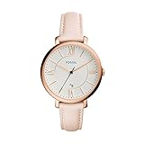 Fossil Damen Analog Quarz Uhr mit Leder Armband ES3988