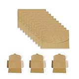 Kraftpapierumschläge,Briefumschläge,Umschläge,Fotohalter für Postkarten,Handgefertigte süße Umschläge für Grußkarten,Einladung,Geburtstagskarten (Gelb,50 Stück,16 * 10.5cm)