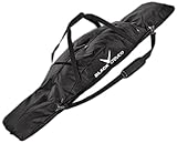 Black Crevice Snowboardtasche Powder I Snowboard-Tasche mit weiterer Außentasche I robuste Snowboard Bag mit gepolstertem Schultertragegurt & Tragegriff I Snowboad-Rucksack I 170x20x20