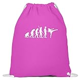 shirt-o-magic MMA: Evolution MMA-Kämpfer - Baumwoll Gymsac -37cm-46cm-F