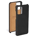 Krusell Hülle geeignet für Samsung Galaxy S20 Leder - Sunne - Vintage Schwarz Handyhülle Case Lederhülle Ultra-dü