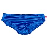 XUEbing Schwimmunterwäsche für Herren, atmungsaktiv, schnell trocknend, einfarbig, Lauf- und Schwimmunterwäsche, blau, XL