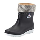 Damen Gefüttert Halbhoch Schneeschuhe Halbhoch Plateau Stiefel Leichte Wasserdicht Günstig Regenstiefel rutschfest Regenschuhe Halbstiefel Schlupfstiefel Winterboots Arbeitsstiefel F