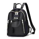 zhongningyifeng Damen Rucksack Geldbörse Wasserdichter Nylon Rucksack Leichte Mode Lässig Reise Umhängetasche Daypack (Small bear)