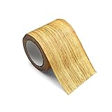 burkfeeg Boden Holzoptik Klebeband Realistische Holzmaserung Reparatur für Laminat Möbel Reparatur Klebeband für Tür, Tisch und Stühle-Goldene Kamelholzmaserung,(8cm*4,57m)