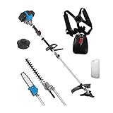 95200 Güde 4 in 1 Gartenpflegeset Multifunktion Heckenschere Sense Trimmer GPS 1001