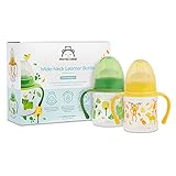 Amazon-Marke: Mama Bear Weithals Trinklernflasche 150 mL, 2-er Pack