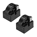 Sourcingmap 2 Stück 4,7-33 Ohm 1 Pin Kühlschrank PTC Starter Relay schwarz 4.7 Ohm 1 Pin,2