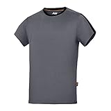 Snickers Herren AllroundWork Kurzarm T-Shirt (XL) (Stahlgrau/Schwarz)