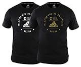 adidas Unisex – Erwachsene Community Line T-Shirt, Schwarz/Weiß, XXL