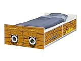 Stikkipix Piraten Schiff Möbelfolie | passend zum IKEA Kinderbett FLAXA | passgenaue Klebe-Folie für Schubkästen und Stirnseite | FLX09 | Möbel Nicht Ink