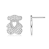 Frauen Ohrringe 925 Silber Nette Ohrstecker, Ohrringe Geschenke für Frauen Geburtstagsgeschenke für Mutter ihre Frau F