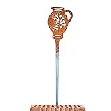 Galionsfigur Bembel (Variante L) | Designer Gartenstecker Edelrost - Hessen Souvenir, Gastgeschenk, Mitbringsel, Made in Germany