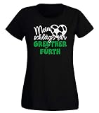G-graphics Damen T-Shirt Mein Herz schlägt für Greuther Fürth 078.1562 (M)