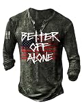 T-Shirt Herren Tiefer V-Ausschnitt Dünnschliff Trend Druck Herren Langarm Shirt Slim Fit Stretch Frühling Herbst Streetstyle Outdoor Jogging Herren Sportshirt CT04-6 L