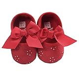Unisex Neugeborenen Baby Schuhe, Sunday Säugling Mädchen Jungen Krabbelschuhe Herbst Krippeschuhe Turnschuhe rutschfest Ballerinas Taufschuhe Baby Geschenk 0-18 M