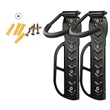 URBAN ZWEIRAD Fahrrad Wandhalterung schwarz - platzsparender Wand Fahrradhalter für die Garage- Stahl Fahrradaufhängung-Wand - Fahrrad Hak