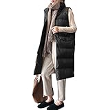 Xiangdanful Daunenjacke Damenmantel Damen Daunenjacke Lang Mantel Daunenmantel Steppmantel Wintermantel Mit Kapuze Winter Warm Parka Winddicht Jacke Steppjacke Trenchcoat Übergröß