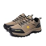 WANGT Herren-Trekking-Wanderschuhe,Herren-Wanderschuh wasserdichte, Atmungsaktive Trekking-Schuhe Aus Gummi,Braun,40