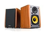 Edifier R1010BT Bluetooth-Lautsprecher, 10,2 cm (4 Zoll), kabellos, Multimedia-Studio-Monitor-Lautsprecher, 24 Watt RMS – H