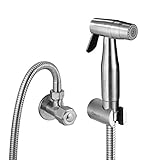 CIENCIA Bidet-Handbrause für Toilette Sprayer Premium Edelstahl Sprüher Shattaf Komplett Bidet Set für WC（WS024AF6）