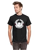 BIGTIME.de T-Shirt Charlie Harper Two and a Half Men Party Crew Kult Serien Shirt E139 schwarz Gr. M