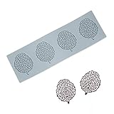 LINWEI Korallenform Schokoladenschablone Form Kuchen Dekorieren Seegras Blatt Silikonform Für   Fondant Dekoration Zucker Spitze Schleier M