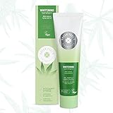 Bio Zahnpasta zur Zahnaufhellung und Zahnreinigung mit natürlichem Hanfsamenöl - Whitening Toothpaste - entfernt Zahnflecken - mit 1131 ppm Fluorid - Vegan - 100