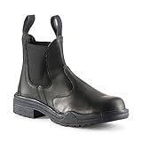 HORZE Essex Jodhpur Reitstiefeletten mit Stahlkappe, Schwarz, 41