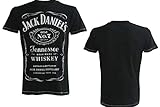 Coole-Fun-T-Shirts T-Shirt Jack Daniels Rechteck Logo, schwarz, XL, FT116