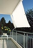 Floracord Sonnensegel Klarsicht Universal-Set-Senkrecht 230 x 140 cm, farb