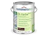 Remmers Öl-Farbe [eco] rotbraun, 2,5 Liter, wasserbasierte Öko Farbe für Holz innen und außen, 3 Öko Farben in einem, Isoliergrund, Zwischen- und Schlussbeschichtung, umw