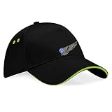 orestamazon Apple vs Android Bestickte Logo Baseball Cap Mütze - k 038 - SCHWARZ-GRÜN