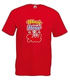 Music is Not to Hear, It is to Feel Graphic Tee Herren Unisex, rot, XXL