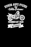 Echte Prinzen kommen mit dem Motorrad: 6x9 Motorbike | lined | ruled paper | notebook |